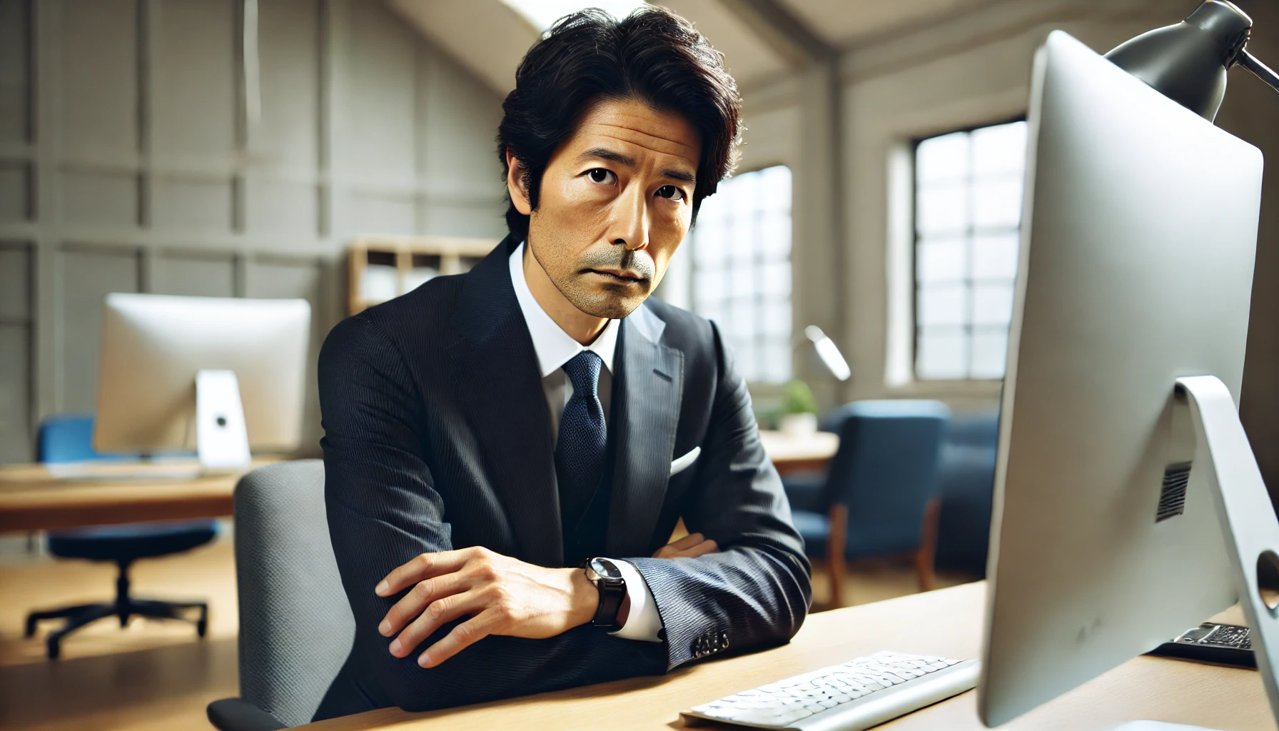 悩む男性