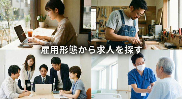 雇用形態から求人を探す